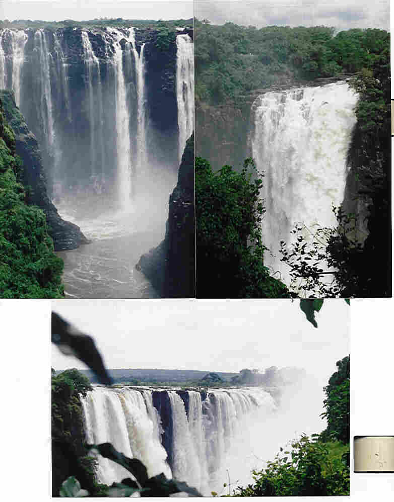 The stunning Victoria Falls