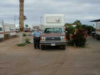 Our Home at Southwest RV Park in Yuma AZ Feb 2001