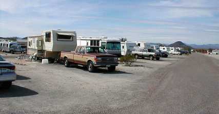 Our home at Ramblin' Roads RV Park in Hope AZ