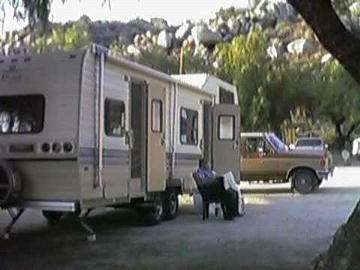 Our home at Jojoba Hills Escapee RV Park