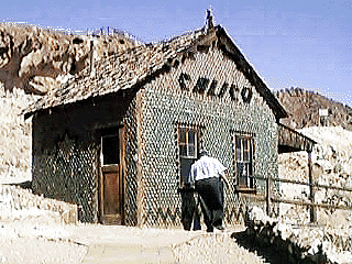 wine bottle house